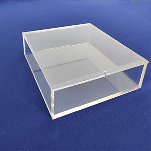 Magnet lid acrylic booster case, wholesale perspex booster case