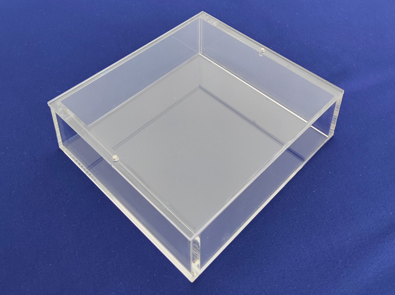 magnet lid acrylic booster case