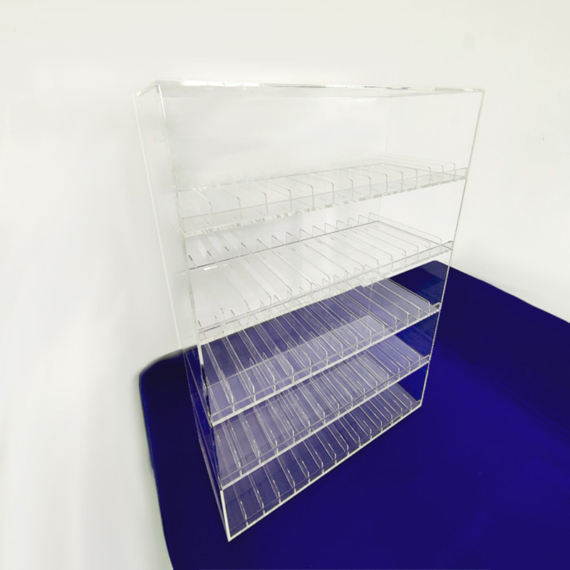 Wholesale acrylic essential oil shelf, plexiglass essential bottle storage