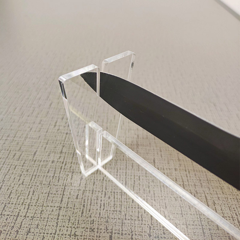 OEM acrylic knife stand, wholesale perspex knife rack