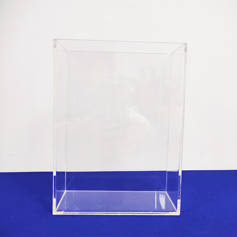 Wholesale clear acrylic box, custom perspex 5 side box