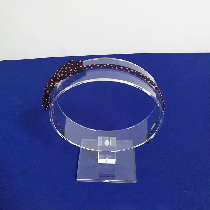 Acrylic headband holder supplier, perspex headband stand manufacturer