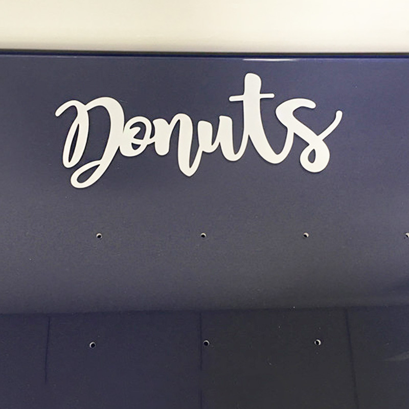 Acrylic donuts display supplier, perspex donuts wall wholesaler