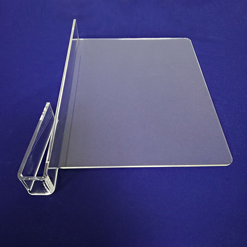 Wholesale acrylic shelf divider, custom lucite shelf separator