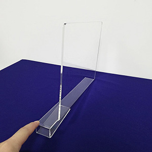 Wholesale acrylic shelf divider, custom lucite shelf separator