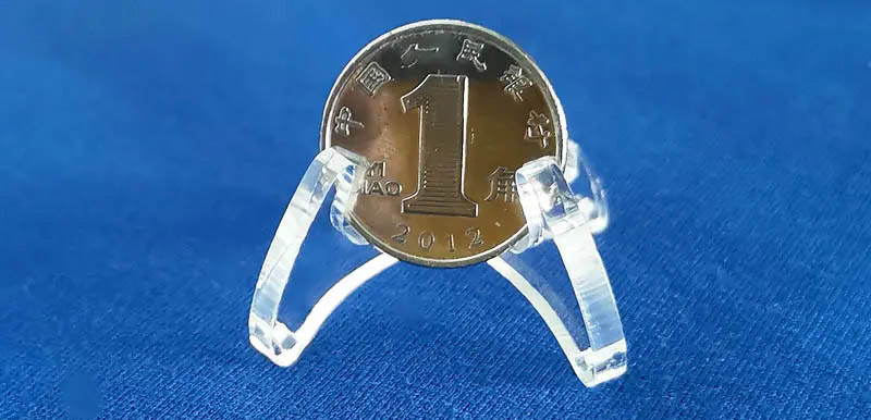 assemble acrylic coin holder