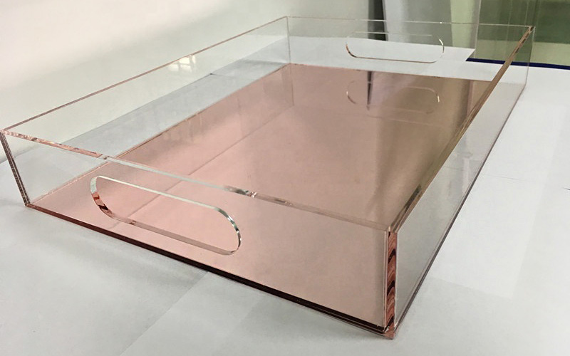 rose gold acrylic tray wholesaler