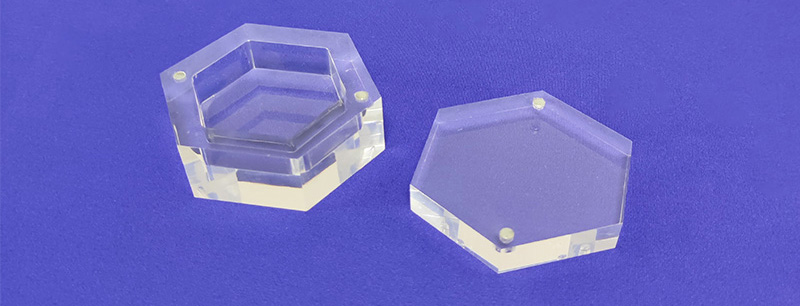 hexagon acrylic ring box factory