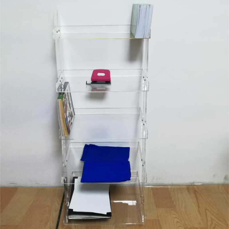 Acrylic bookshelf manufacturer, acrylic ladder bookcase