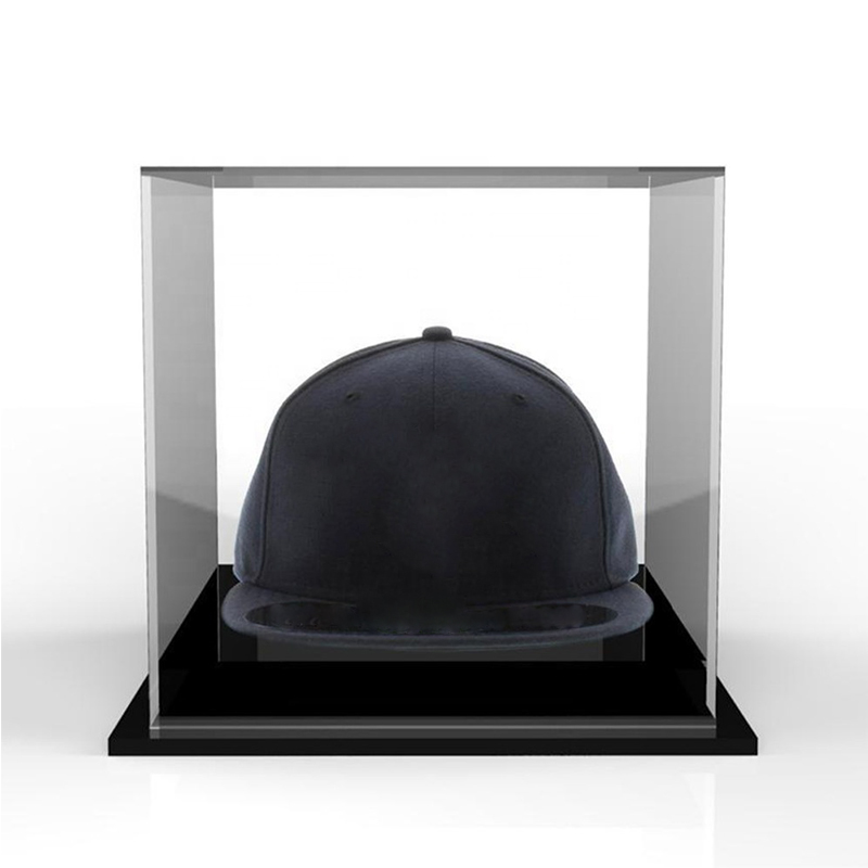 Clear acrylic baseball cap display case, acrylic football helmet display case