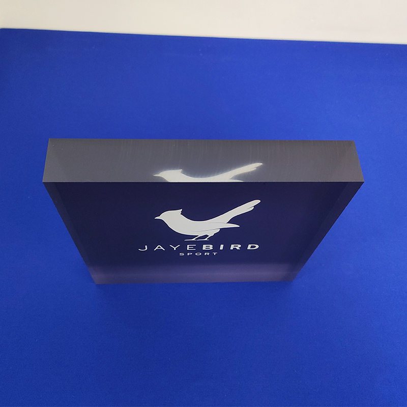 Wholesale acrylic branding blocks, acrylic logo display block