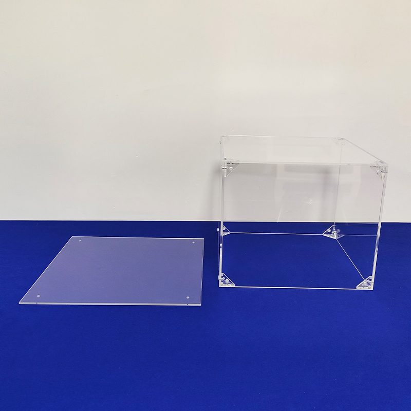 Clear acrylic display case, acrylic baseball helmet display box