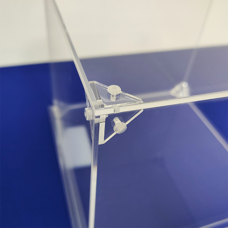 Clear acrylic display case, acrylic baseball helmet display box