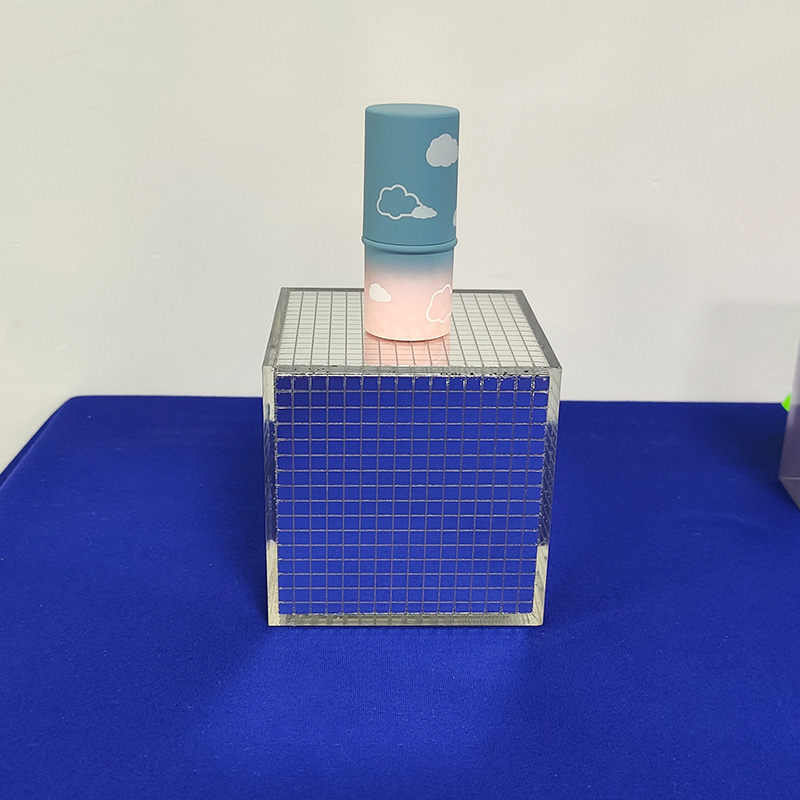 Acrylic mirror display cube, acrylic mini mirror cube