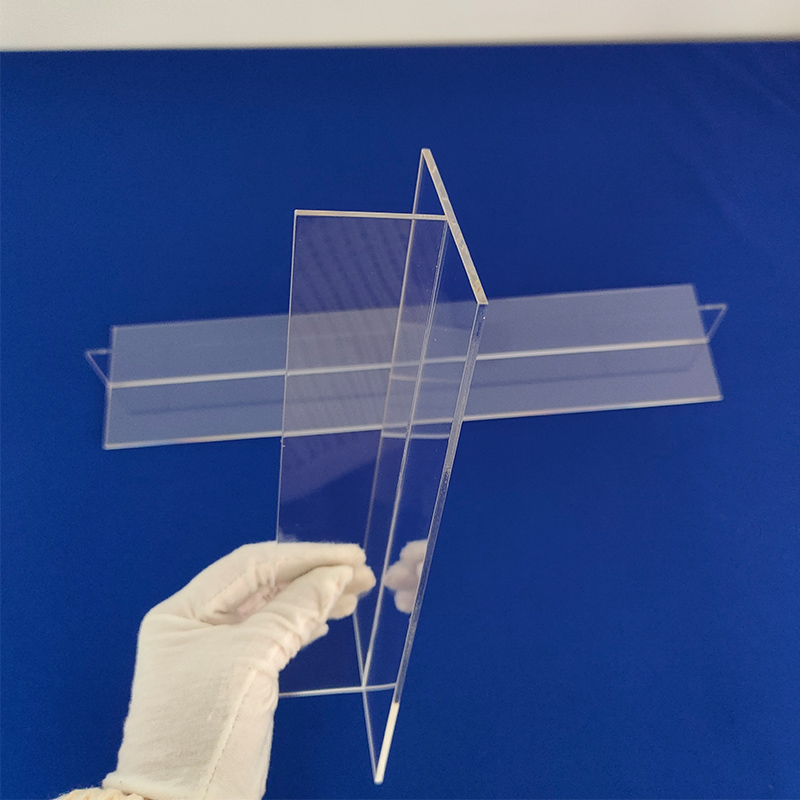 T shape clear acrylic divider, acrylic shelf divider with t-shaped base