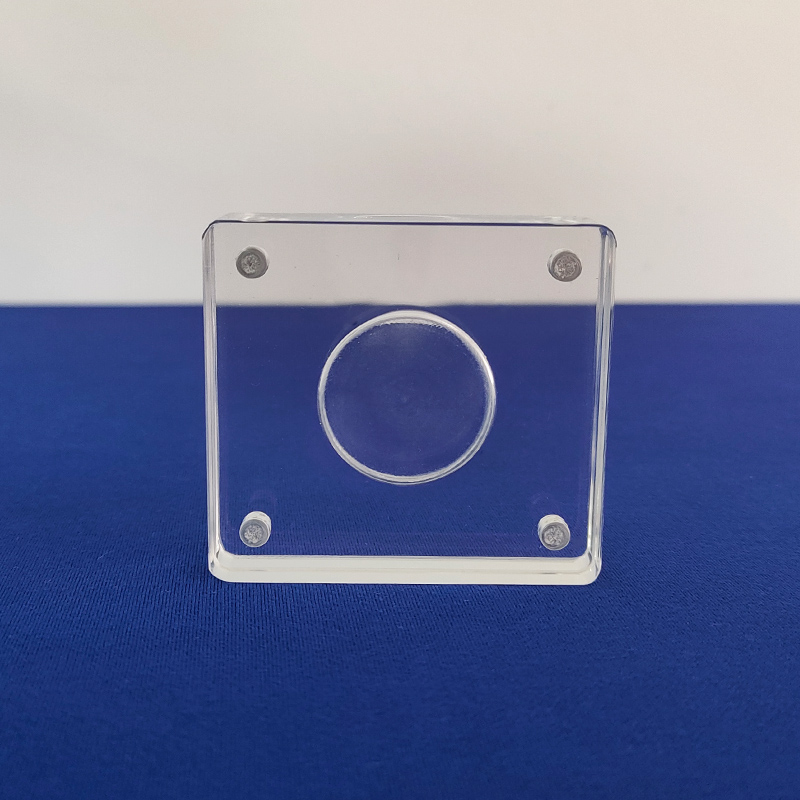 Acrylic coin display frame, manufacturer single coin holder acrylic